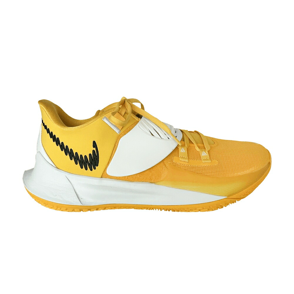 ナイキ カイリー ゴールド 黒色 ブラック 白色 ホワイト 'UNIVERSITY GOLD' スニーカー メンズ NIKE KYRIE LOW 3 TB / UNIVERSITY GOLD BLACK WHITE｜スニケス