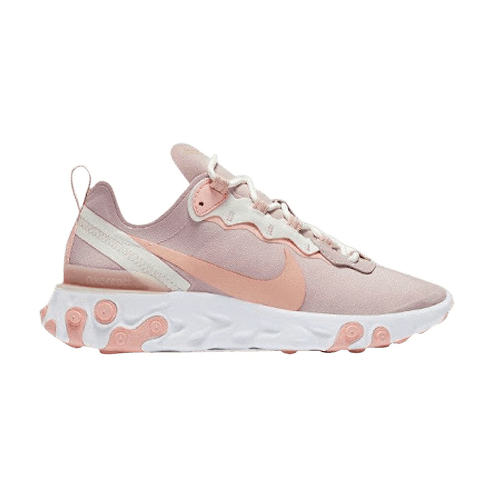 ナイキ リアクト エレメント プラチナム 紫 バイオレット 'PLATINUM VIOLET' スニーカー レディース NIKE WMNS REACT ELEMENT 55 / PLATINUM VIOLET WASHED CORAL|スニケス