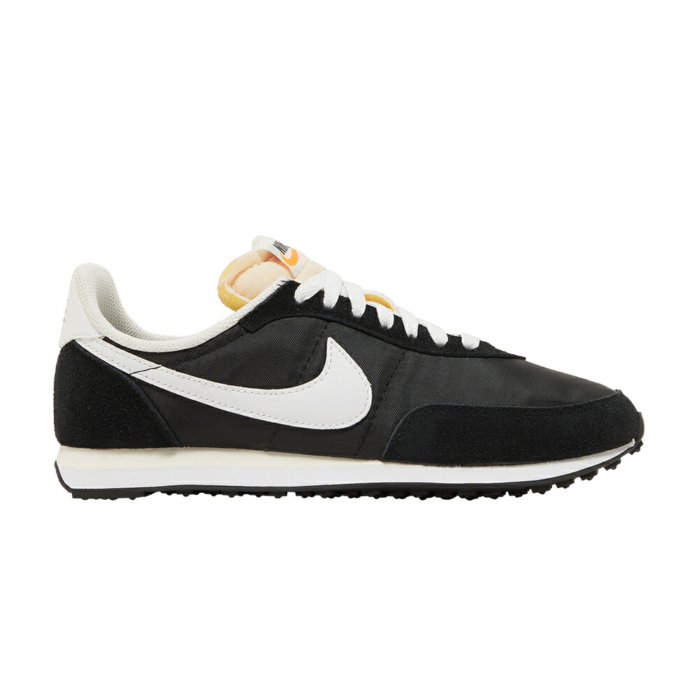 ナイキ ワッフル トレーナー 黒色 ブラック 白色 ホワイト 橙 オレンジ 'BLACK WHITE' スニーカー レディース NIKE WMNS WAFFLE TRAINER 2 / BLACK WHITE SAIL TOTAL ORANGE|スニケス