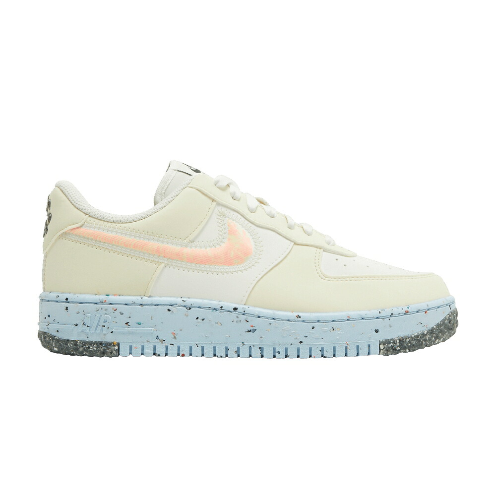 ナイキ エアフォース 'COCONUT MILK' スニーカー レディース NIKE WMNS AIR FORCE 1 CRATER / SAIL COCONUT MILK VOLT TOTAL|スニケス
