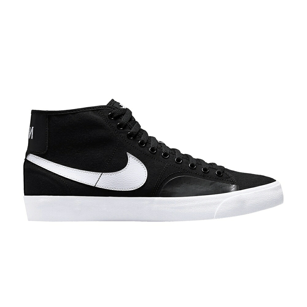 ナイキ ブレイザー コート ミッド エスビー 黒色 ブラック 白色 ホワイト 'BLACK WHITE' スニーカー メンズ NIKE BLAZER COURT MID SB / BLACK BLACK WHITE