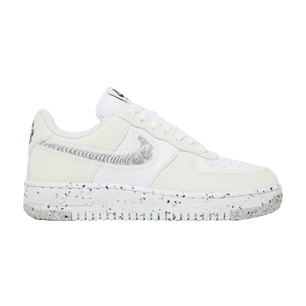 ナイキ 白いこと 白いこと 黒いこと 黒いこと 空軍 \u0027WHITE\u0027 スニーカー レディース NIKE WMNS AIR FORCE 1 CRATER / WHITE SUMMIT WHITE BLACK