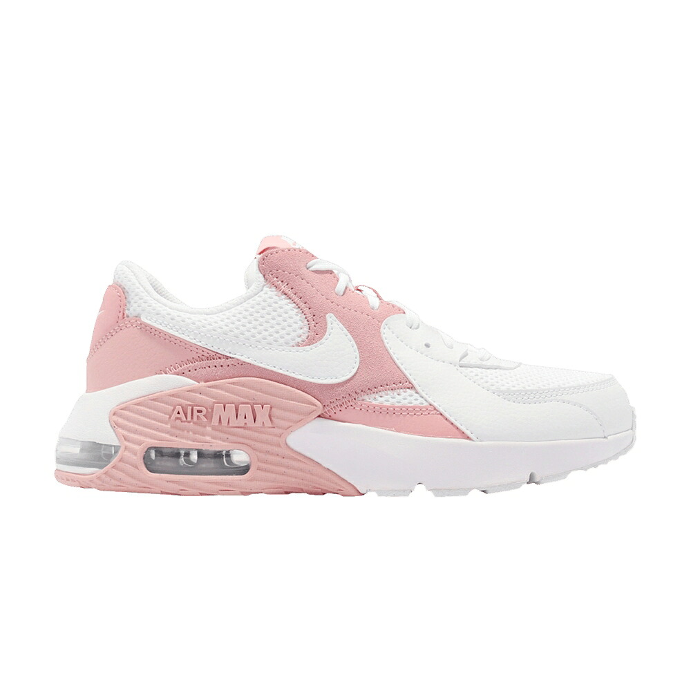 ナイキ マックス サクラ色 白いこと 白いこと エア湖マックス \u0027PINK GLAZE\u0027 スニーカー レディース NIKE WMNS AIR MAX EXCEE / PINK GLAZE WHITE METALLIC