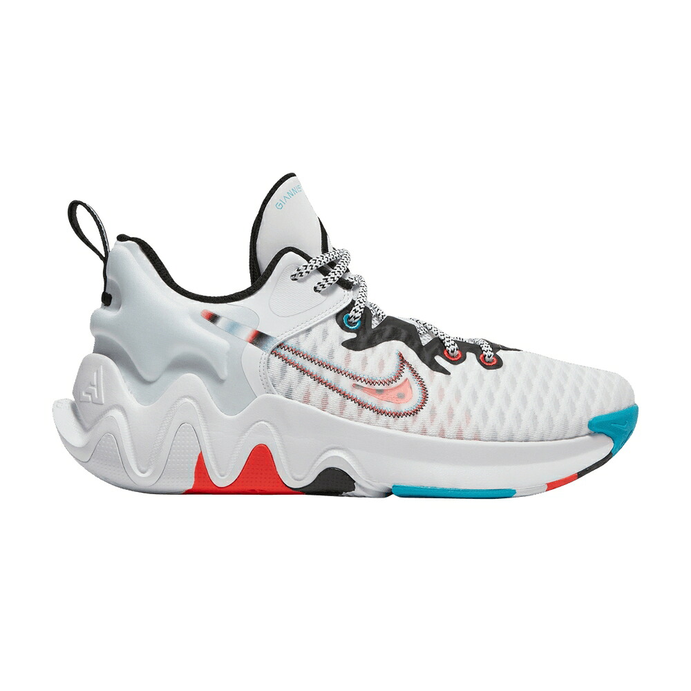 ナイキ 白いこと 白いこと 黒いこと 黒いこと 青碧 青色 \u0027FORCE FIELD\u0027 スニーカー メンズ NIKE GIANNIS IMMORTALITY EP / WHITE BLACK TURQUOISE BLUE CLEAR メンズ靴-靴-スニーカー