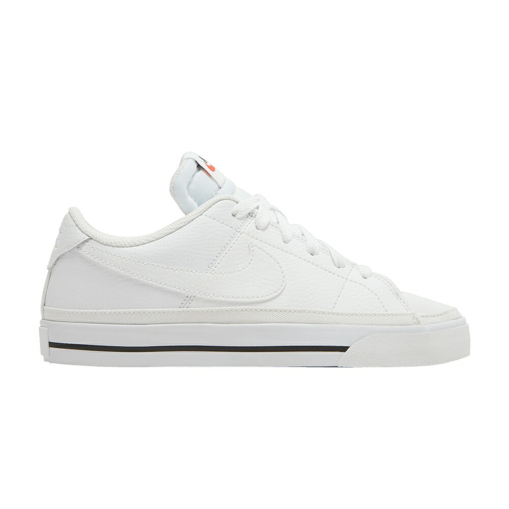 ナイキ コート レガシー 白色 ホワイト 黒色 ブラック 'WHITE BLACK' スニーカー レディース NIKE WMNS COURT LEGACY / WHITE BLACK WHITE