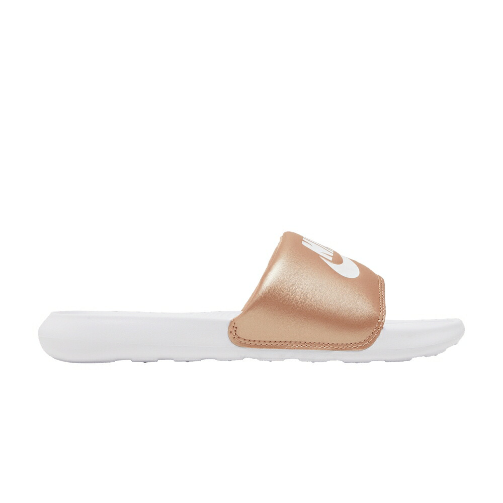 ナイキ サンダル 赤 赤いこと 銅 ブロンズ 白いこと 白いこと \u0027METALLIC BRONZE\u0027 スニーカー レディース NIKE WMNS VICTORI ONE SLIDE RED / METALLIC RED BRONZE WHITE WHITE