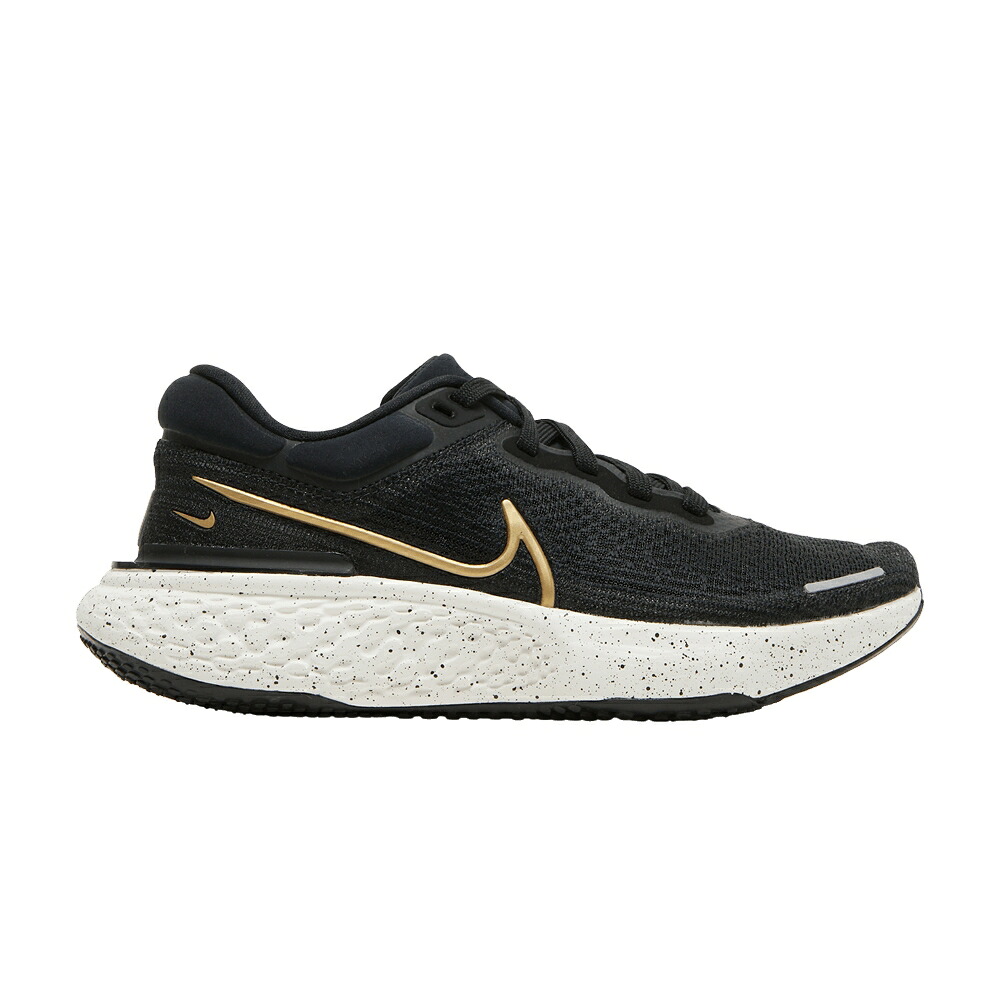 ナイキ 幽客 飛球編み物 黒いこと 黒いこと ゴールド \u0027BLACK GOLD\u0027 スニーカー レディース NIKE WMNS ZOOMX INVINCIBLE RUN FLYKNIT METALLIC / BLACK SAIL METALLIC GOLD