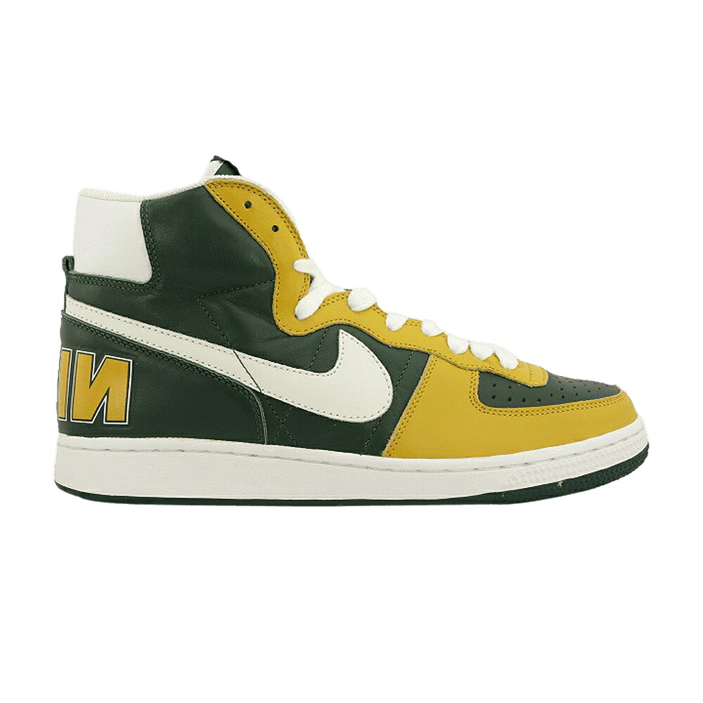 ナイキ ターミネーター ハイ 白色 ホワイト 黒色 ブラック フォレスト 'SEATTLE SUPERSONICS' スニーカー メンズ NIKE TERMINATOR HIGH 2004 / WHITE BLACK FOREST DEL SOL|スニケス