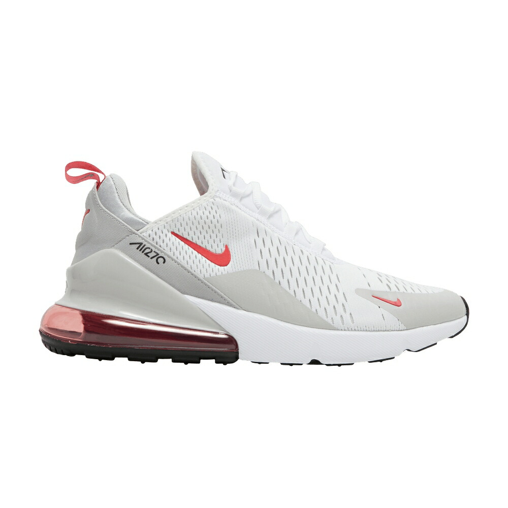 ナイキ マックス フュージョン 白色 ホワイト 灰色 グレー 黒色 ブラック エアマックス 'WHITE RED' スニーカー メンズ NIKE AIR MAX 270 LIGHT FUSION / WHITE GREY FOG BLACK LIGHT|スニケス