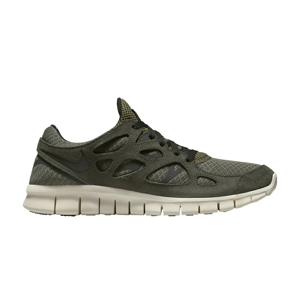 ナイキ 無償性 幽客 オリーブ 黒いこと 黒いこと \u0027SEQUOIA\u0027 スニーカー メンズ NIKE FREE RUN 2 / SEQUOIA MEDIUM OLIVE SAIL BLACK