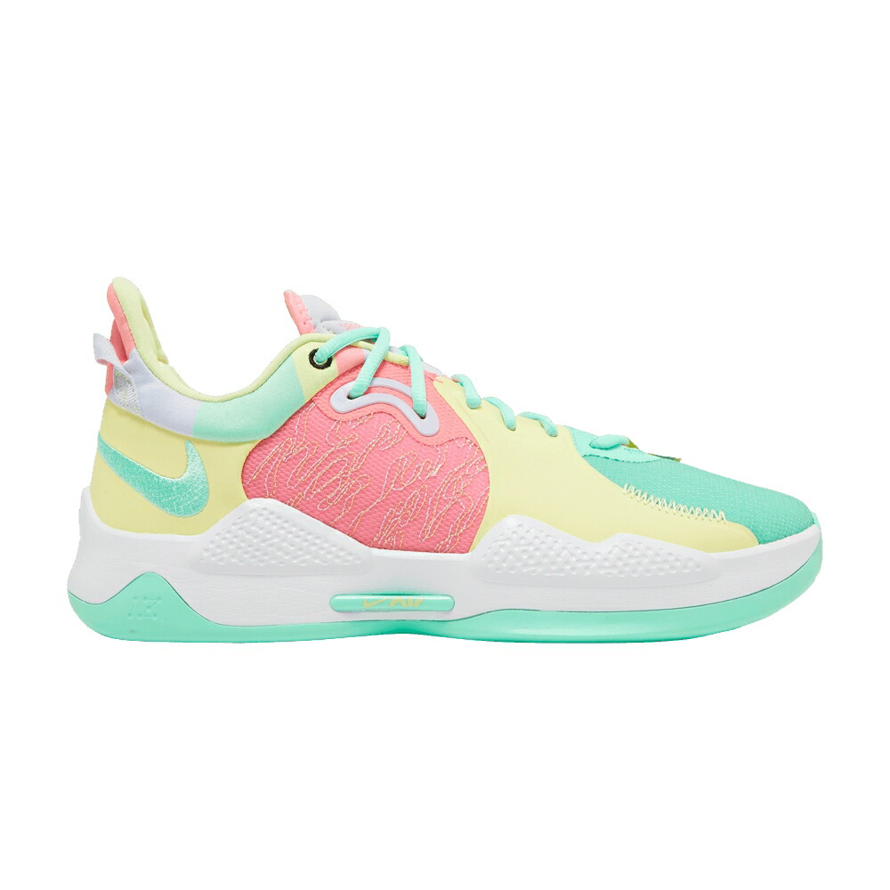 ナイキ 緑 グリーン 白色 ホワイト DAUGHTERS スニーカー メンズ NIKE PG 5 EP / GREEN GLOW WHITE SUNSET PULSE