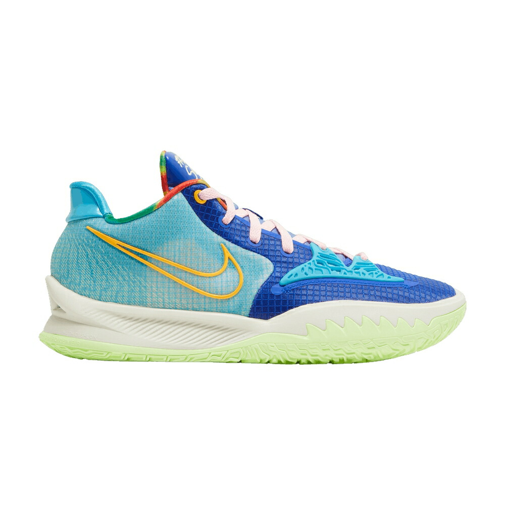 ナイキ カイリー 青色 ブルー DYNASTY スニーカー メンズ NIKE SUE BIRD X KYRIE LOW 4 EP / RACER BLUE CHLORINE BLUE ARCTIC