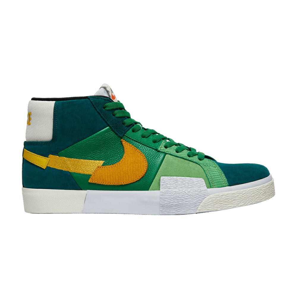 ナイキ 望遠レンズ ブレイザー ミッド 割り増し金 エスビー \u0027MOSAIC VERDE\u0027 スニーカー メンズ NIKE ZOOM BLAZER MID PREMIUM SB PACK - ALOE / ALOE VERDE RAINFOREST SPINACH