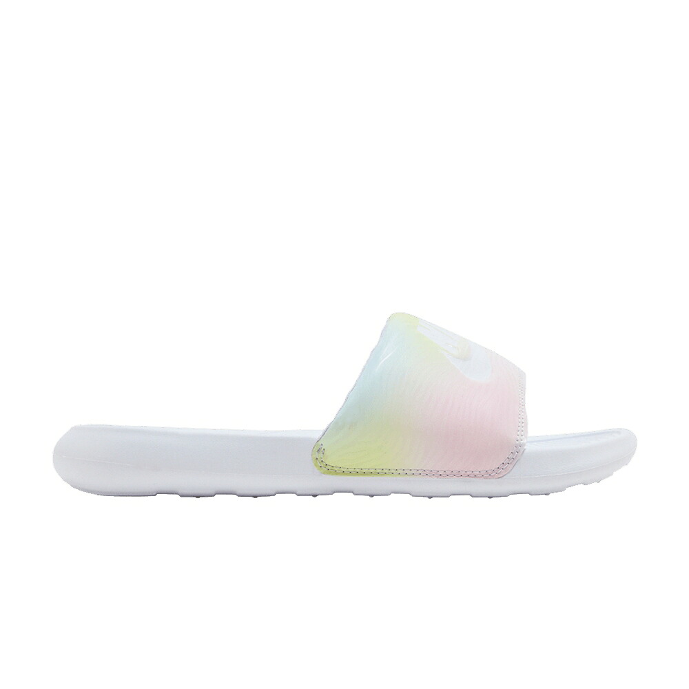 ナイキ サンダル 紫 バイオレット ピュア 白色 ホワイト 'PURE GRADIENT' スニーカー レディース NIKE WMNS VICTORI ONE PRINTED SLIDE VIOLET / PURE VIOLET WHITE WHITE|スニケス