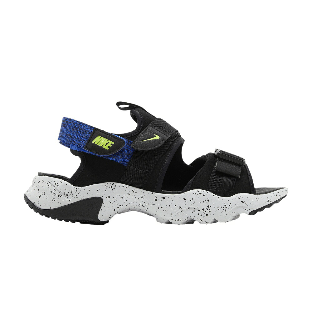 ナイキ 黒色 ブラック 青色 ブルー ピュア プラチナム 'BLACK BLUE' スニーカー メンズ NIKE CANYON SANDAL RACER / BLACK RACER BLUE PURE PLATINUM｜スニケス