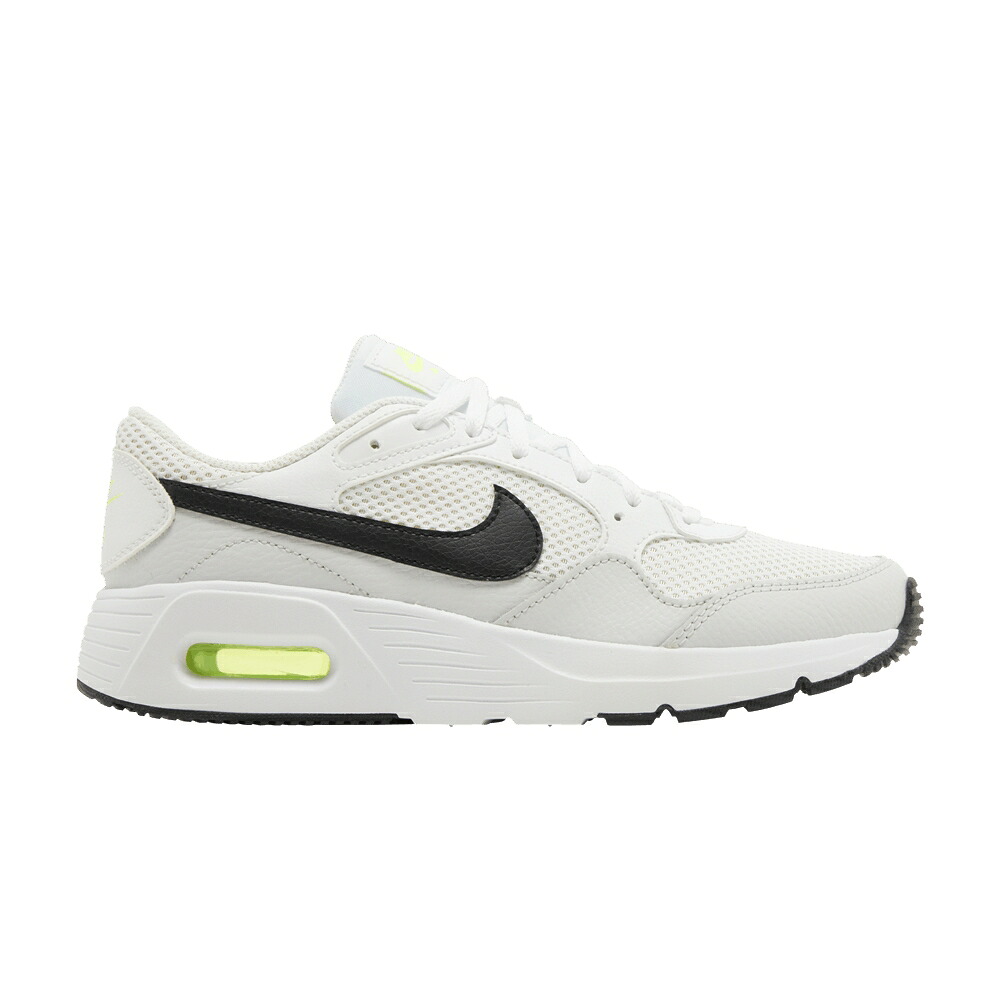 ナイキ マックス 白色 ホワイト 黒色 ブラック エアマックス 'WHITE DUST' ジュニア キッズ NIKE AIR MAX SC GS PHOTON / WHITE BLACK PHOTON DUST VOLT ベビー マタニティ スニーカー｜スニケス