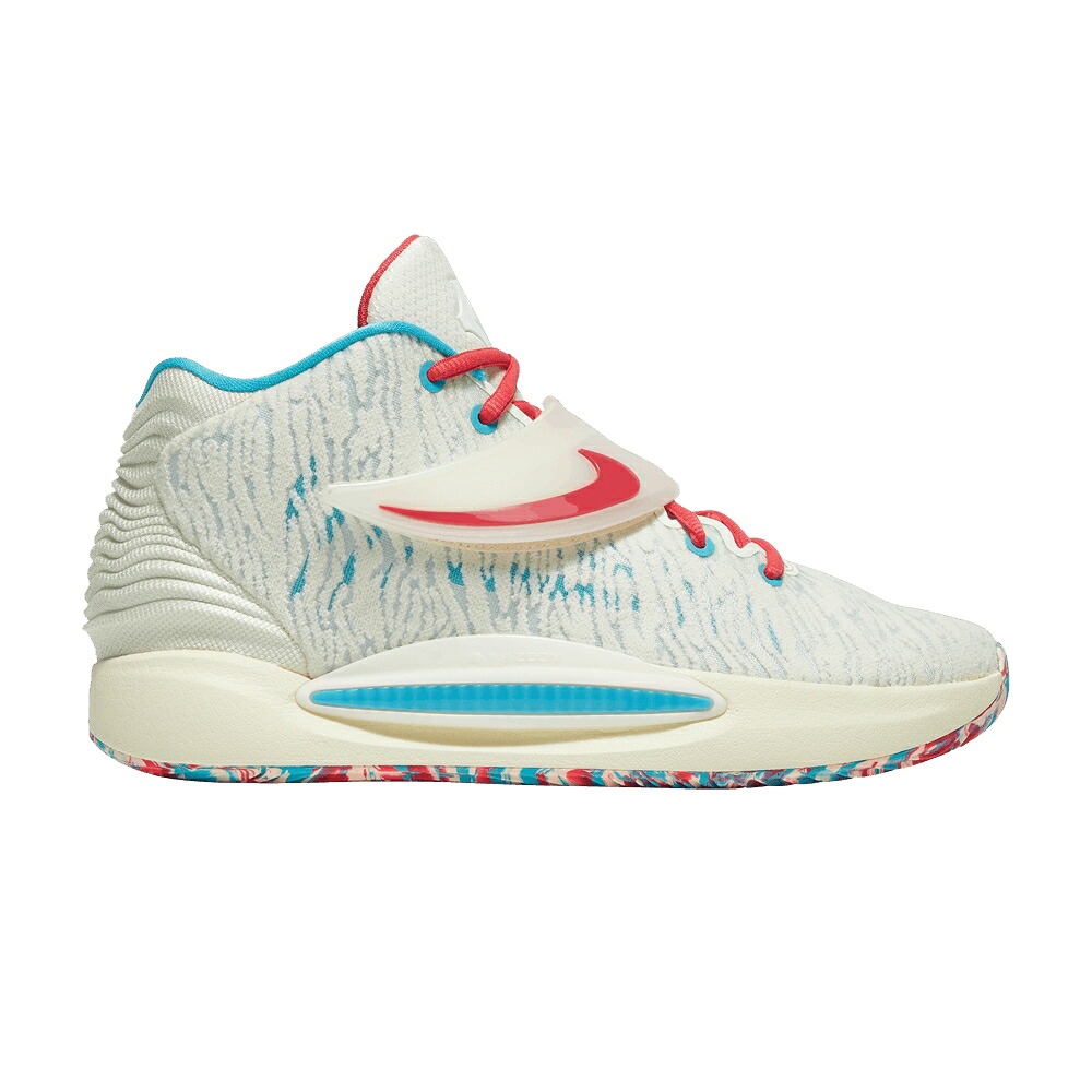 ナイキ 白いこと 白いこと 青味 青み \u0027MULTICOLOR\u0027 スニーカー メンズ NIKE KD 14 EP \u0027MULTI-COLOR\u0027 / CASHMERE WHITE TURQUOISE BLUE