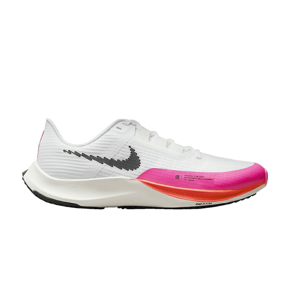 ナイキ ズーム ライバル 白色 ホワイト ピンク ブラスト 黒色 ブラック RAWDACIOUS スニーカー メンズ NIKE AIR ZOOM RIVAL FLY 3 / WHITE VOLT PINK BLAST BLACK