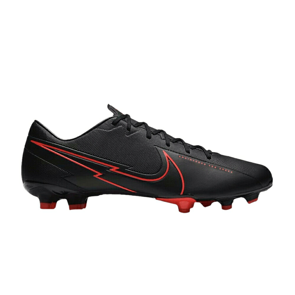 ナイキ サーティーン アカデミー 黒色 ブラック 灰色 グレー 'BRED' スニーカー メンズ NIKE MERCURIAL VAPOR 13 ACADEMY FG MG / BLACK BLACK DARK SMOKE GREY