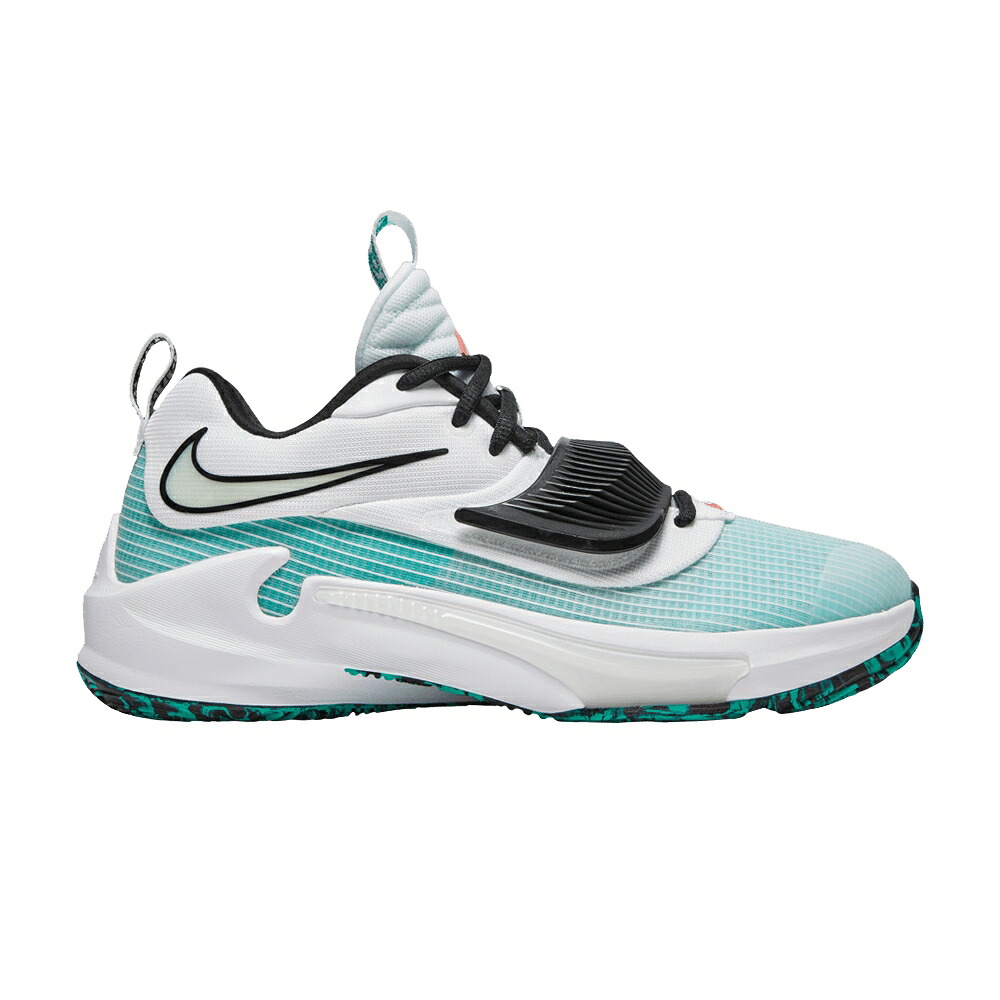 ナイキ ズーム 白色 ホワイト 橙 オレンジ ズームフリーク 'N.I.K.E.' ジュニア キッズ NIKE ZOOM FREAK 3 GS / WHITE CLEAR EMERALD TOTAL ORANGE ベビー マタニティ スニーカー