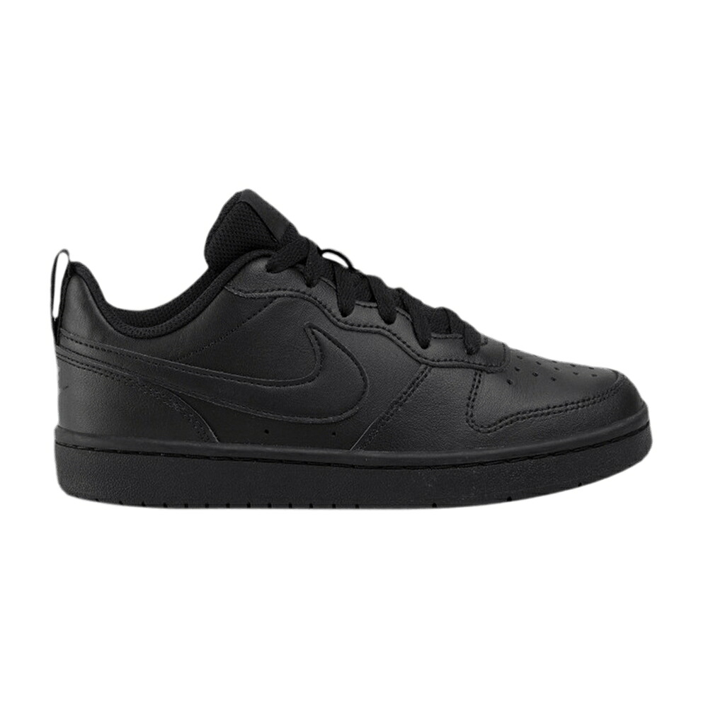 ナイキ 厚地の外套 黒いこと 黒いこと コートバーロウ \u0027TRIPLE BLACK\u0027 御坊っちゃん キッズ NIKE COURT BOROUGH LOW 2 GS / BLACK BLACK BLACK もの言う花 マタニティ スニーカー キッズファッション-靴-キッズ・ベビー・マタニティ