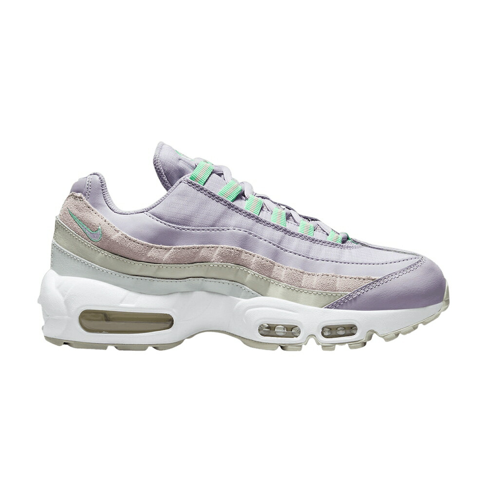 ナイキ マックス 緑 緑であること エア湖マックス \u0027EASTER\u0027 スニーカー レディース NIKE WMNS AIR MAX 95 / INFINITE LILAC SEA GLASS GREEN スニーカー-レディース靴