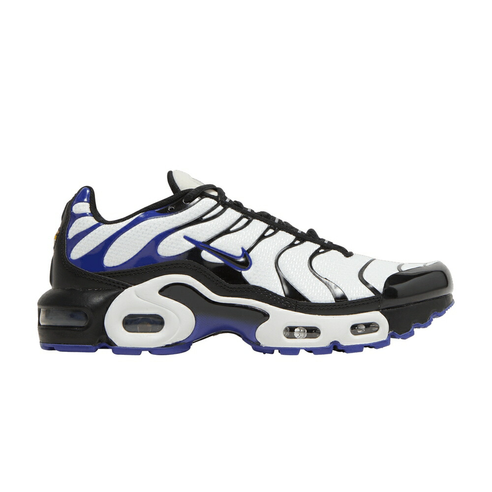 ナイキ マックス 白色 ホワイト 紫 バイオレット 黒色 ブラック エアマックスプラス 'PERSIAN VIOLET' ジュニア キッズ NIKE AIR MAX PLUS GS / WHITE PERSIAN VIOLET BLACK ベビー マタニティ スニーカー