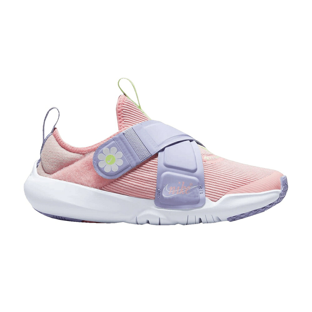 ナイキ ピンク 紫 パープル ライム 'FLORAL' ジュニア キッズ NIKE FLEX ADVANCE SE PS / PINK GLAZE PURPLE DAWN LIME GLOW ベビー マタニティ スニーカー|スニケス