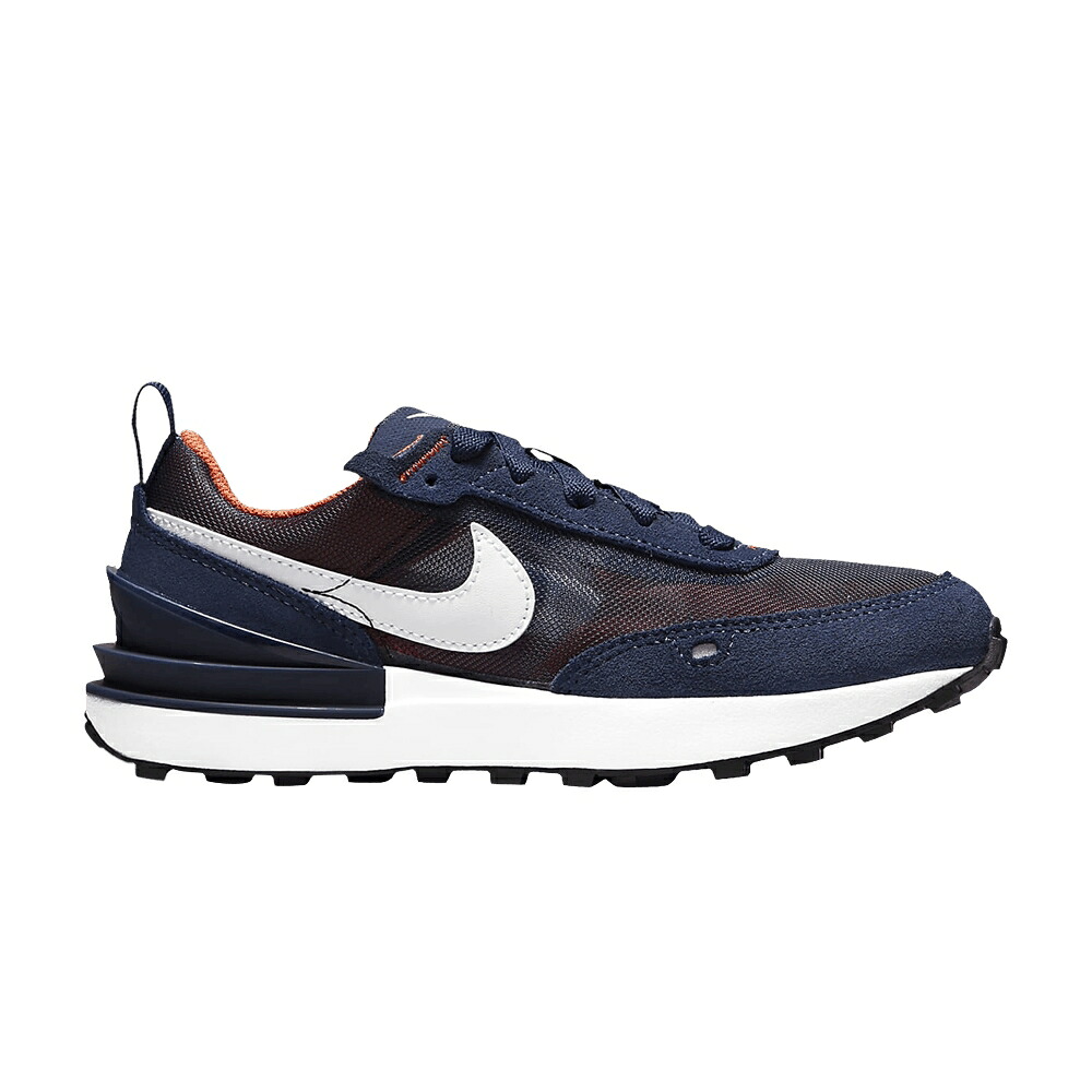 ナイキ ワーヘル 紺色 米国海軍 橙 オレンジ色 \u0027MIDNIGHT NAVY\u0027 御坊っちゃん キッズ NIKE WAFFLE ONE なおなお書き / MIDNIGHT NAVY ORANGE MELON TINT もの言う花 マタニティ スニーカー