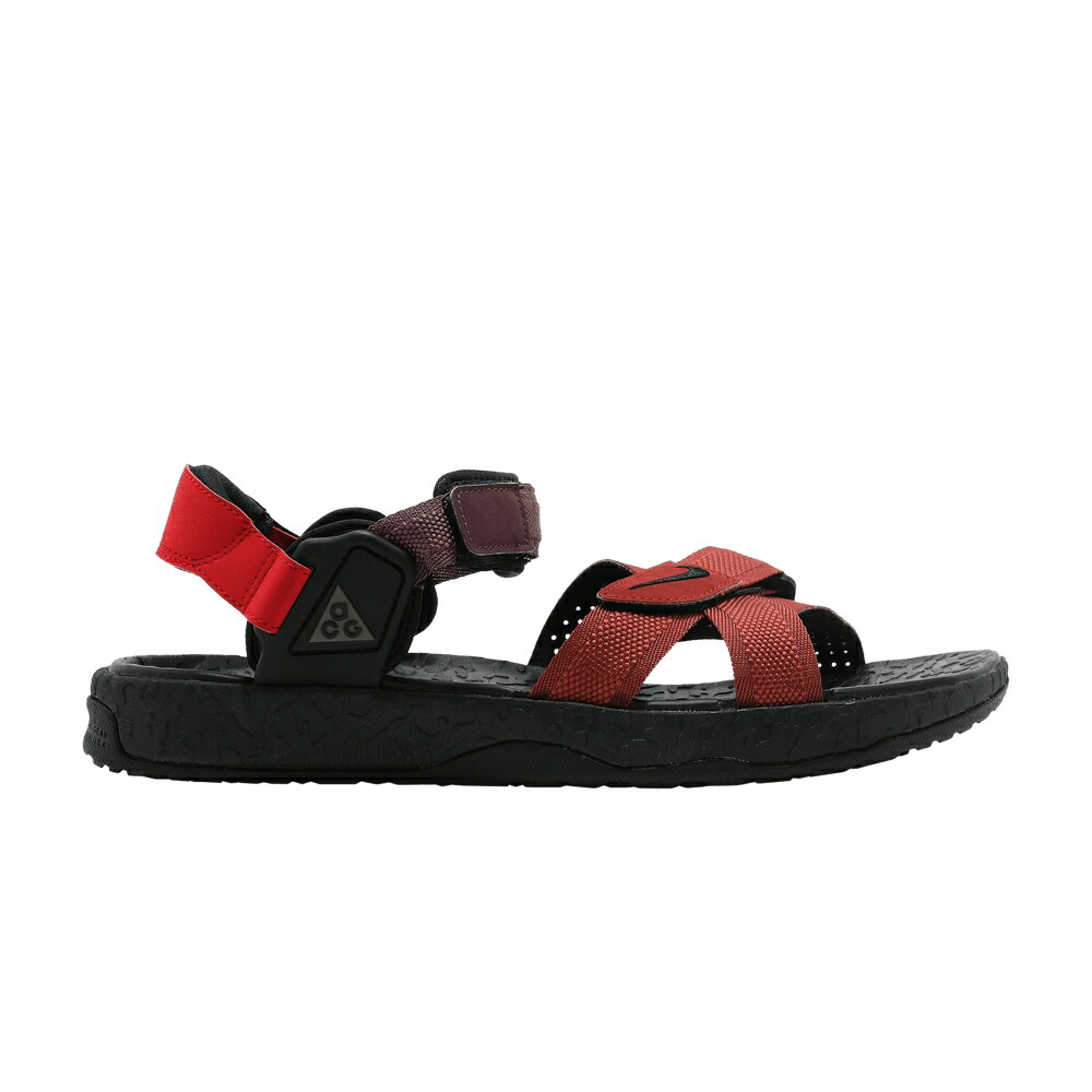 ナイキ 黒色 ブラック + 'REDSTONE' スニーカー メンズ NIKE ACG AIR DESCHUTZ / REDSTONE BLACK