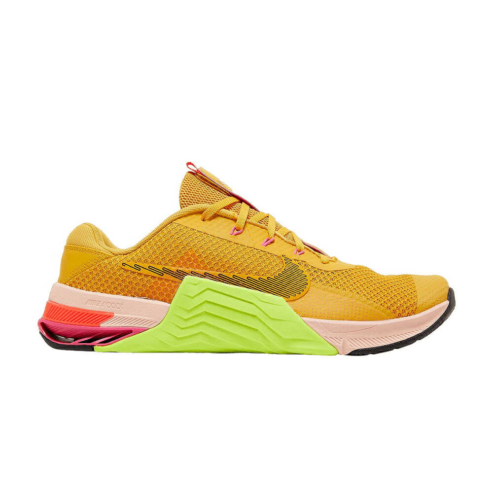 ナイキ 黒いこと 黒いこと \u0027RAWDACIOUS\u0027 スニーカー メンズ NIKE METCON 7 X / POLLEN VOLT PALE CORAL BLACK