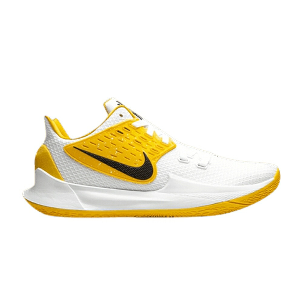 ナイキ カイリー 白色 ホワイト 黒色 ブラック 'AMARILLO' スニーカー メンズ NIKE KYRIE LOW 2 TB / WHITE BLACK AMARILLO