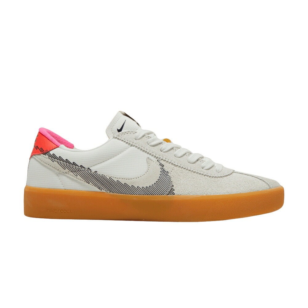 ナイキ ブルーイン リアクト エスビー 白色 ホワイト クリムゾン 'RAWDACIOUS WHITE' スニーカー メンズ NIKE BRUIN REACT T SB - SUMMIT / SUMMIT WHITE BRIGHT CRIMSON