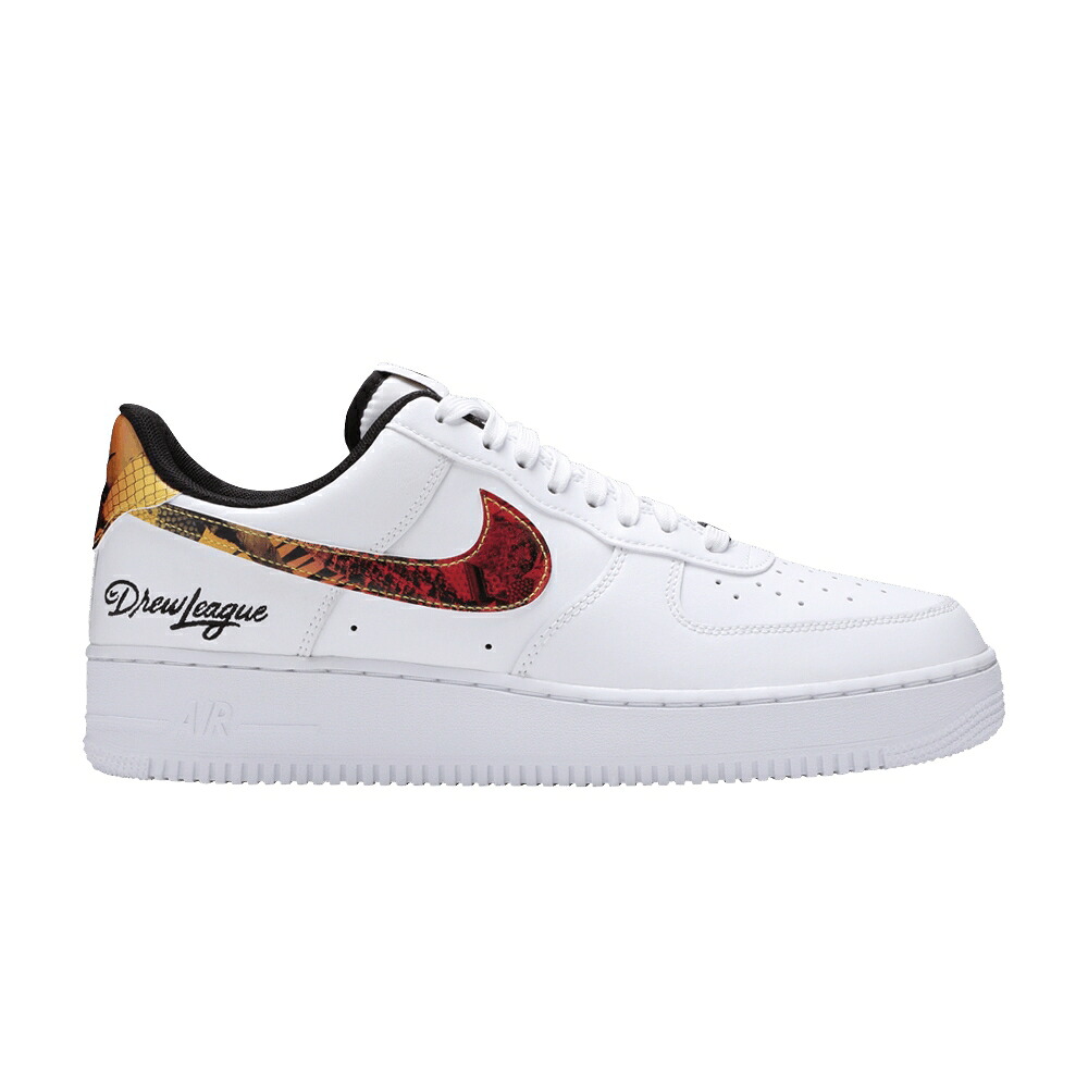 ナイキ 白いこと 白いこと 黒いこと 黒いこと 空軍 \u0027DREW LEAGUE\u0027 スニーカー メンズ NIKE AIR FORCE 1 2021 / WHITE BLACK MULTI COLOR