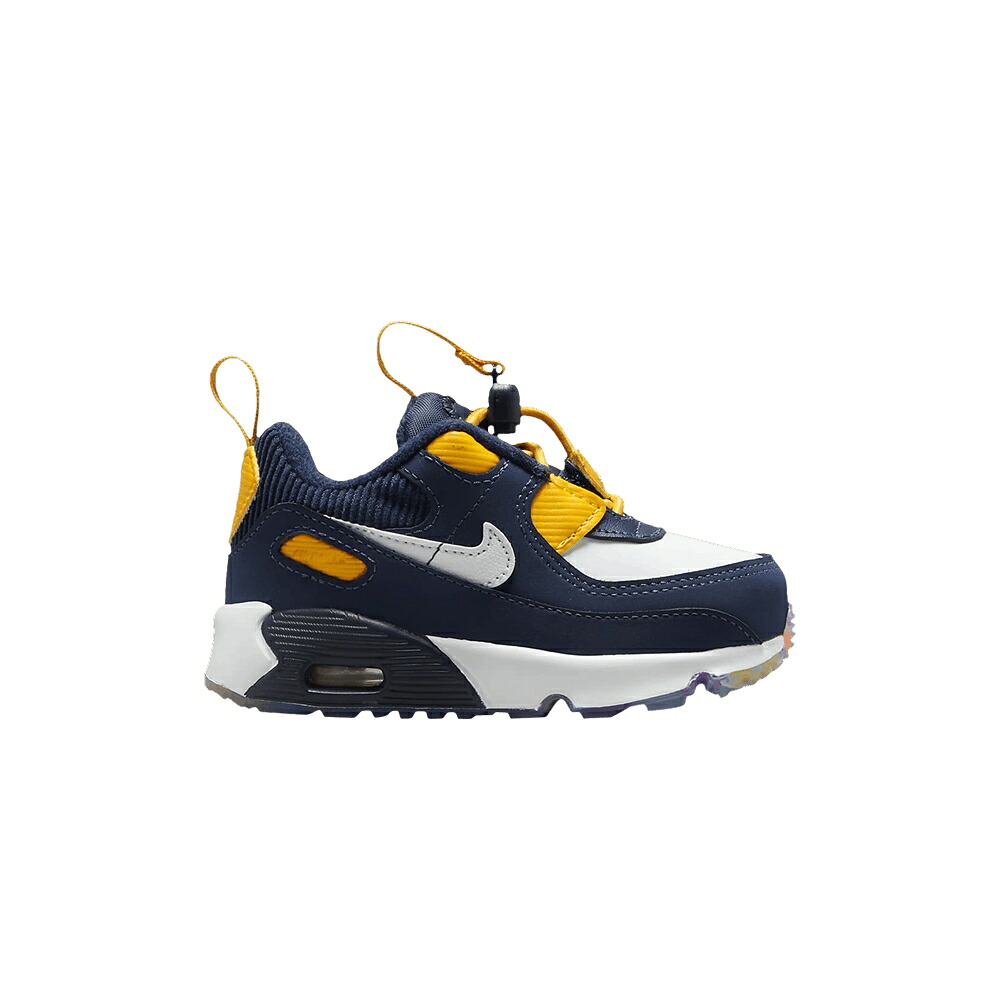 ナイキ マックス 紺色 米国海軍 ゴールド 大気圏マックス \u0027MIDNIGHT GOLD\u0027 もの言う花 NIKE AIR MAX 90 TOGGLE SE TD NAVY UNIVERSITY / MIDNIGHT NAVY UNIVERSITY GOLD