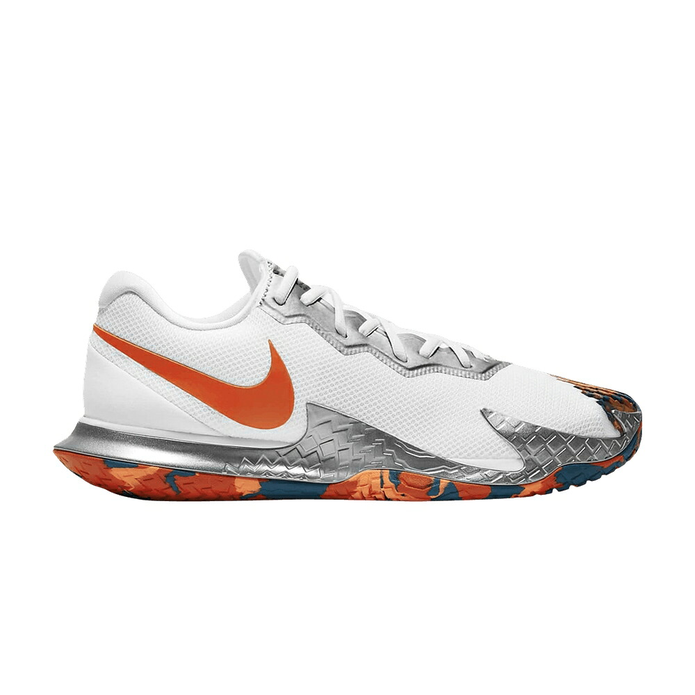 ナイキ コート ズーム 橙 オレンジ 白色 ホワイト 緑 グリーン 'TEAM CAMO' スニーカー メンズ NIKE NIKECOURT AIR ZOOM VAPOR CAGE 4 HC ORANGE / WHITE GREEN ABYSS BRIGHT MANGO｜スニケス