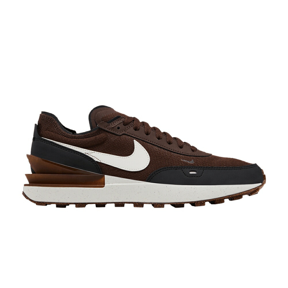 ナイキ ワッフル 黒色 ブラック 'EARTH' スニーカー メンズ NIKE WAFFLE ONE SE / EARTH BLACK EARTH PHANTOM｜スニケス