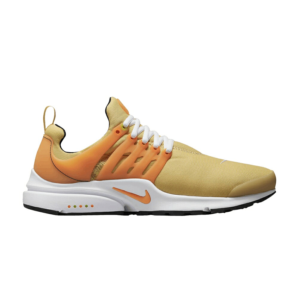 ナイキ プレスト 白色 ホワイト 黒色 ブラック エア 'SESAME MANDARIN' スニーカー メンズ NIKE AIR PRESTO BRIGHT / SESAME WHITE BLACK BRIGHT