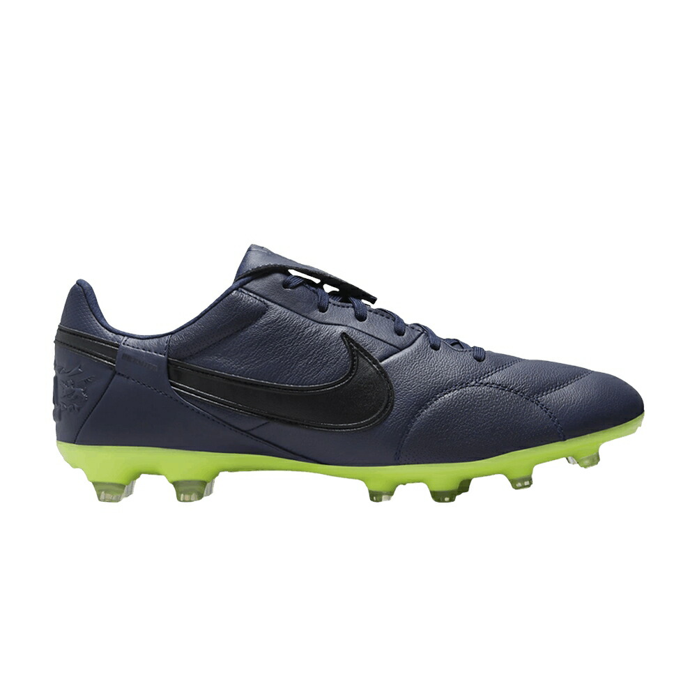 ナイキ プレミアム 青色 ブルー 黒色 ブラック BLACKENED VOLT スニーカー メンズ NIKE PREMIER 3 FG BLUE / BLACKENED BLUE VOLT BLACK