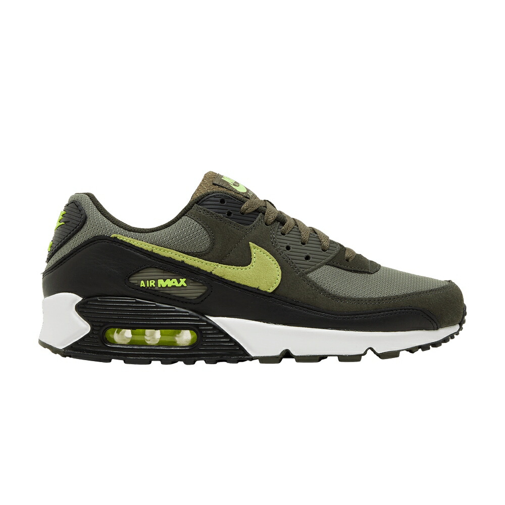 ナイキ マックス オリーブ 白いこと 白いこと エア湖マックス \u0027SEQUOIA VOLT\u0027 スニーカー メンズ NIKE AIR MAX 90 / MEDIUM OLIVE VOLT SEQUOIA WHITE