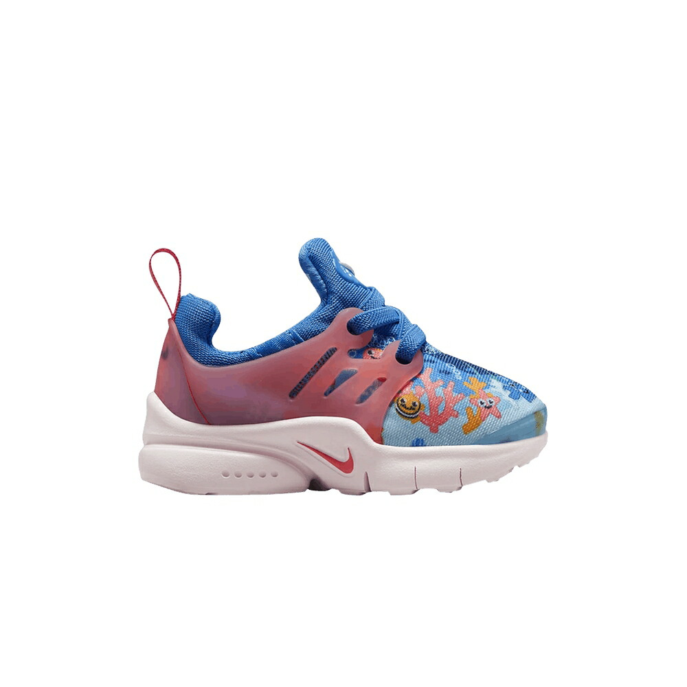 ナイキ プレスト 青碧 青碧 \u0027UNDERWATER ADVENTURES\u0027 もの言う花 NIKE PRESTO SE TD / LIGHT PHOTO BLUE SEA CORAL VIVID