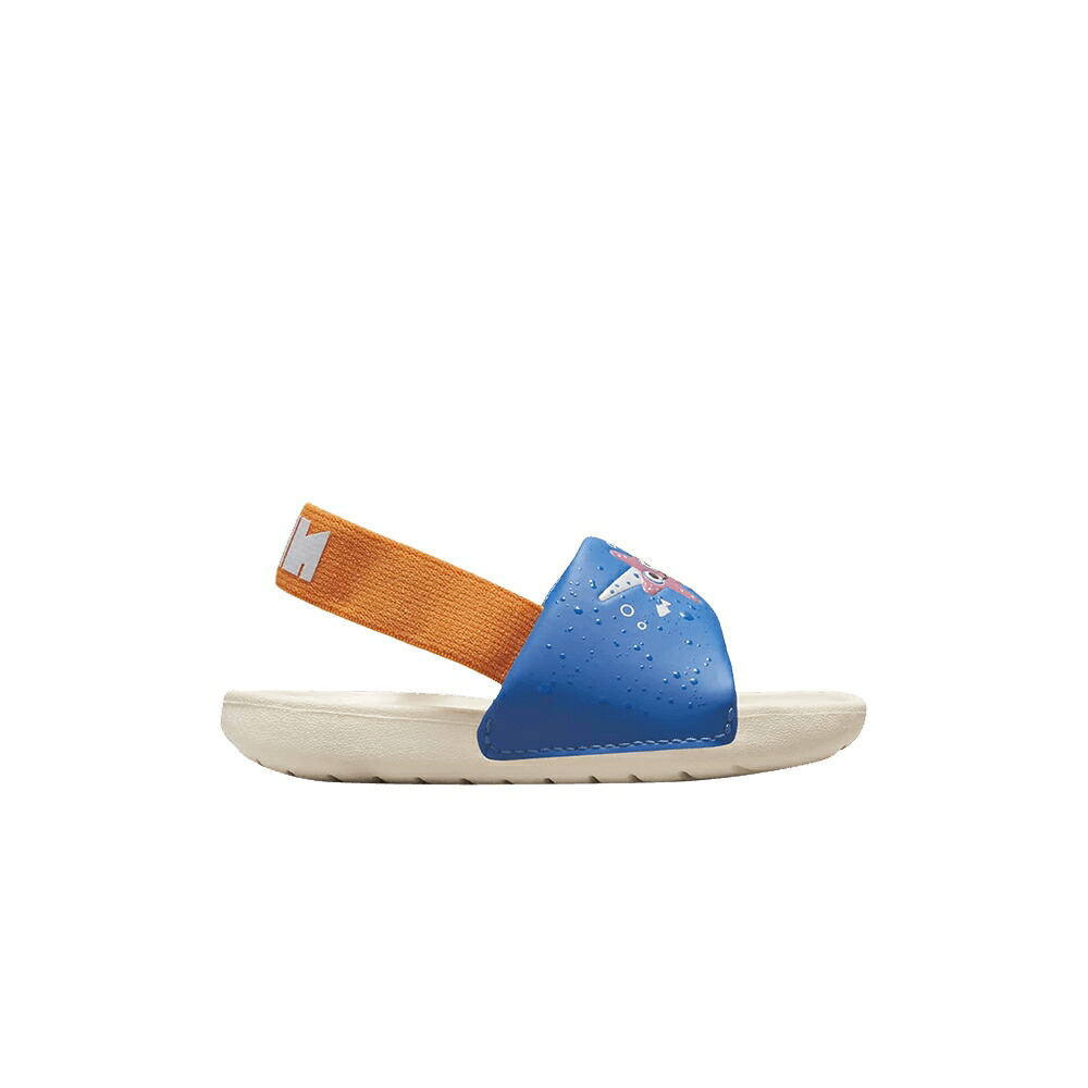 ナイキ サンダル 青碧 青碧 \u0027UNDERWATER ADVENTURES\u0027 もの言う花 NIKE KAWA SE SLIDE TD / LIGHT PHOTO BLUE COCONUT MILK