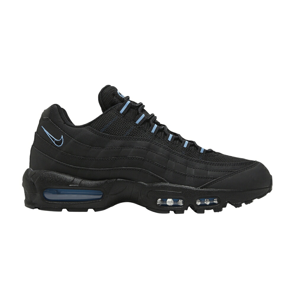 ナイキ マックス 黒いこと 黒いこと 青味 青み エア湖マックス \u0027BLACK BLUE\u0027 スニーカー メンズ NIKE AIR MAX 95 UNIVERSITY / BLACK ANTHRACITE UNIVERSITY BLUE