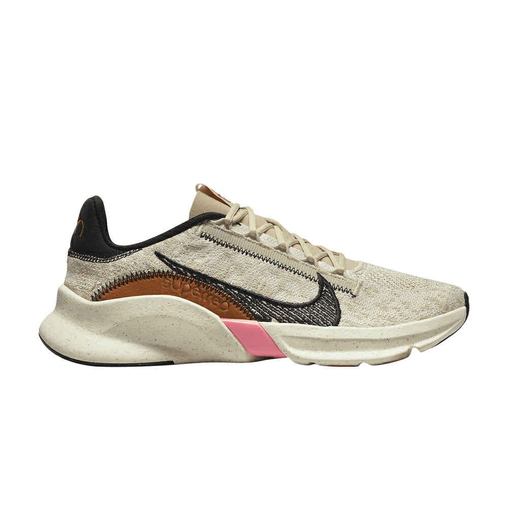 ナイキ フライニット 黒色 ブラック OATMEAL スニーカー レディース NIKE WMNS SUPERREP GO 3 FLYKNIT NEXT NATURE / OATMEAL SAIL DARK RUSSET BLACK
