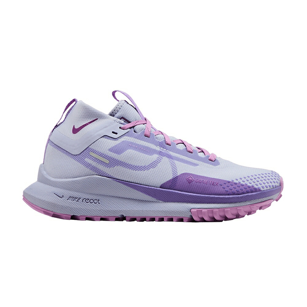 ナイキ リアクト ペガサス ゴアテックス 紫 パープル ラッシュ OXYGEN PURPLE スニーカー レディース NIKE WMNS REACT PEGASUS TRAIL 4 GORE-TEX / OXYGEN PURPLE RUSH FUCHSIA VIVID