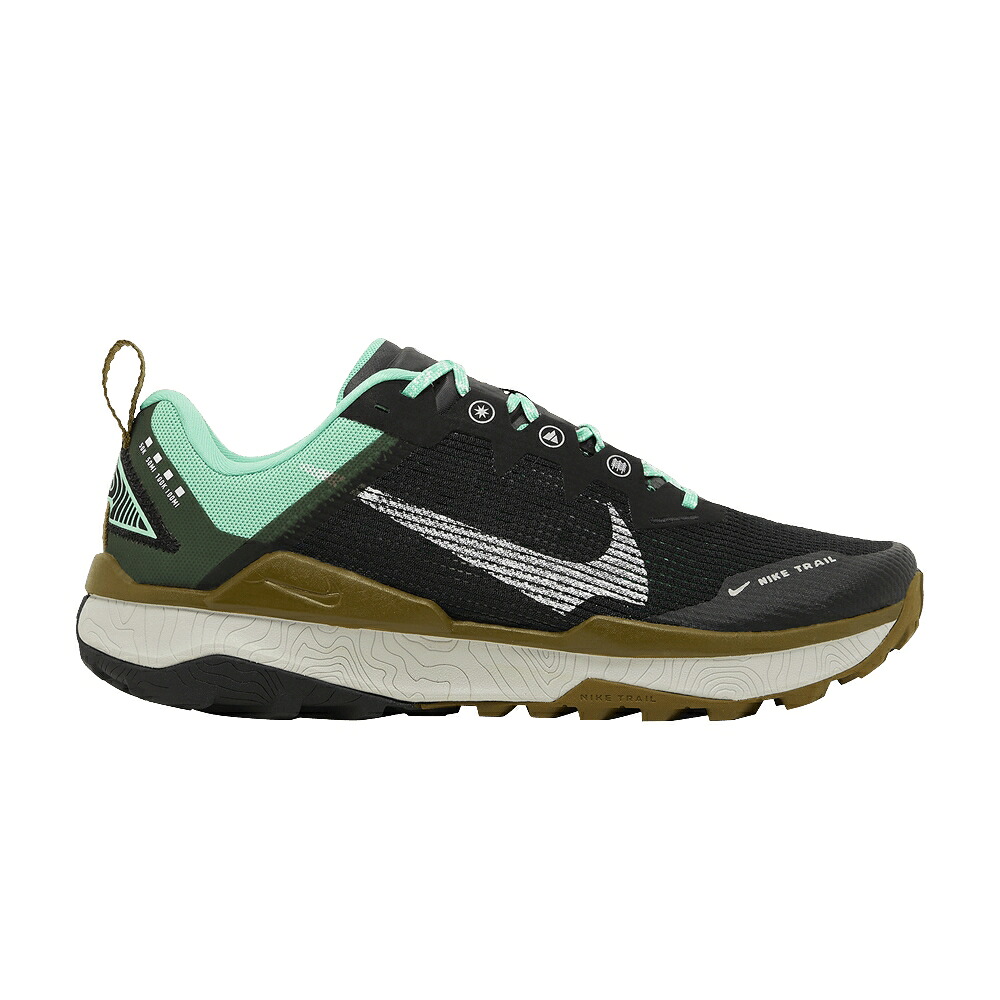 ナイキ 発条 黒いこと 黒いこと 緑 緑であること オリーブ \u0027BLACK GREEN\u0027 スニーカー メンズ NIKE WILDHORSE 8 SPRING / BLACK SPRING GREEN OLIVE FLAK
