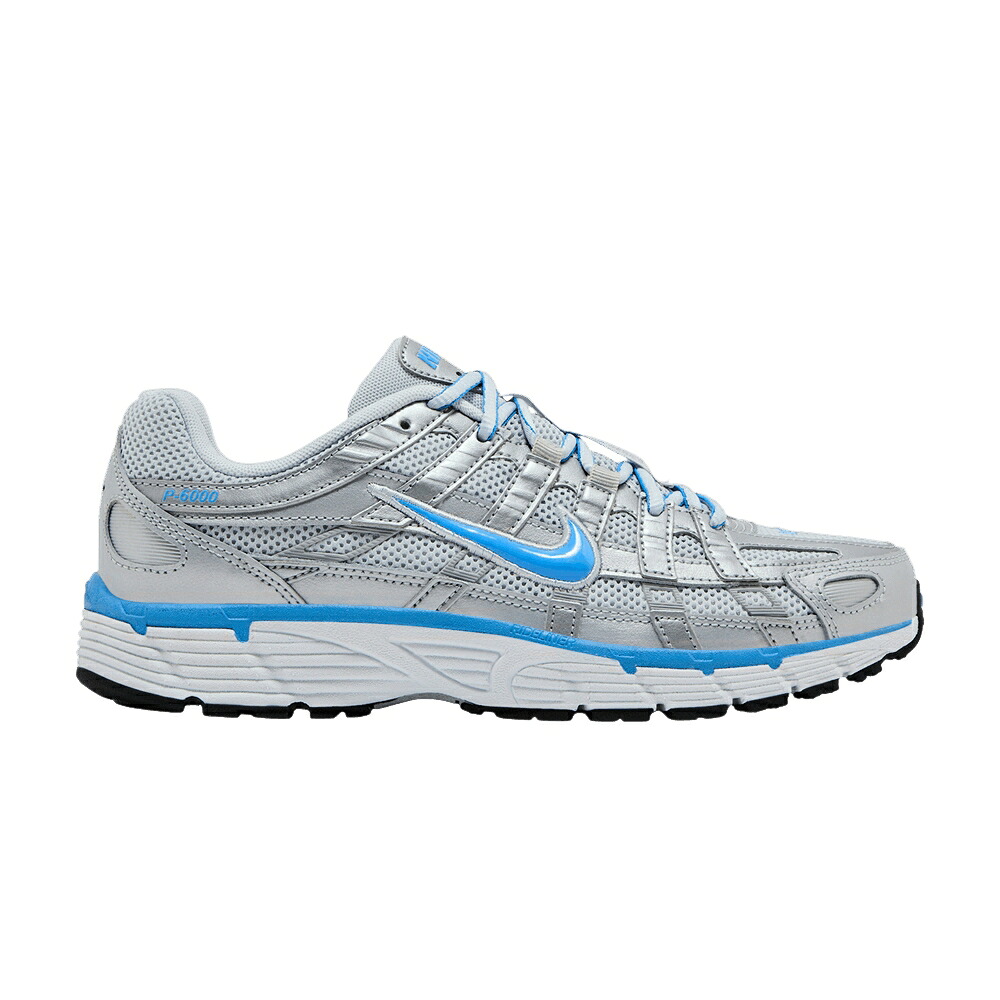 ナイキ プラチナム ピュア 'METALLIC BLUE' スニーカー メンズ NIKE P-6000 PLATINUM UNIVERSITY / METALLIC PLATINUM PURE PLATINUM|スニケス