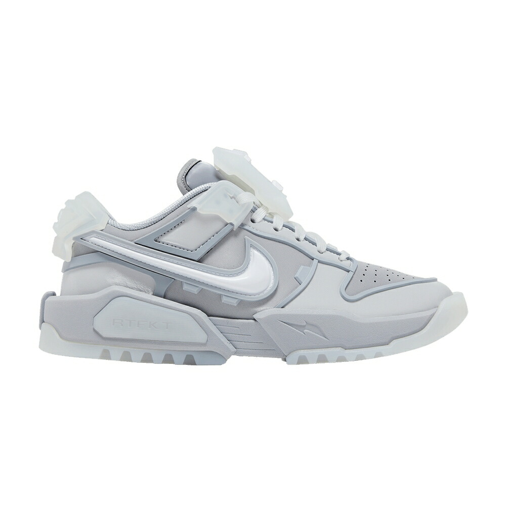 ナイキ ダンク 灰色 グレー 白色 ホワイト GHOST スニーカー メンズ NIKE RTFKT X DUNK GENESIS / WOLF GREY WHITE