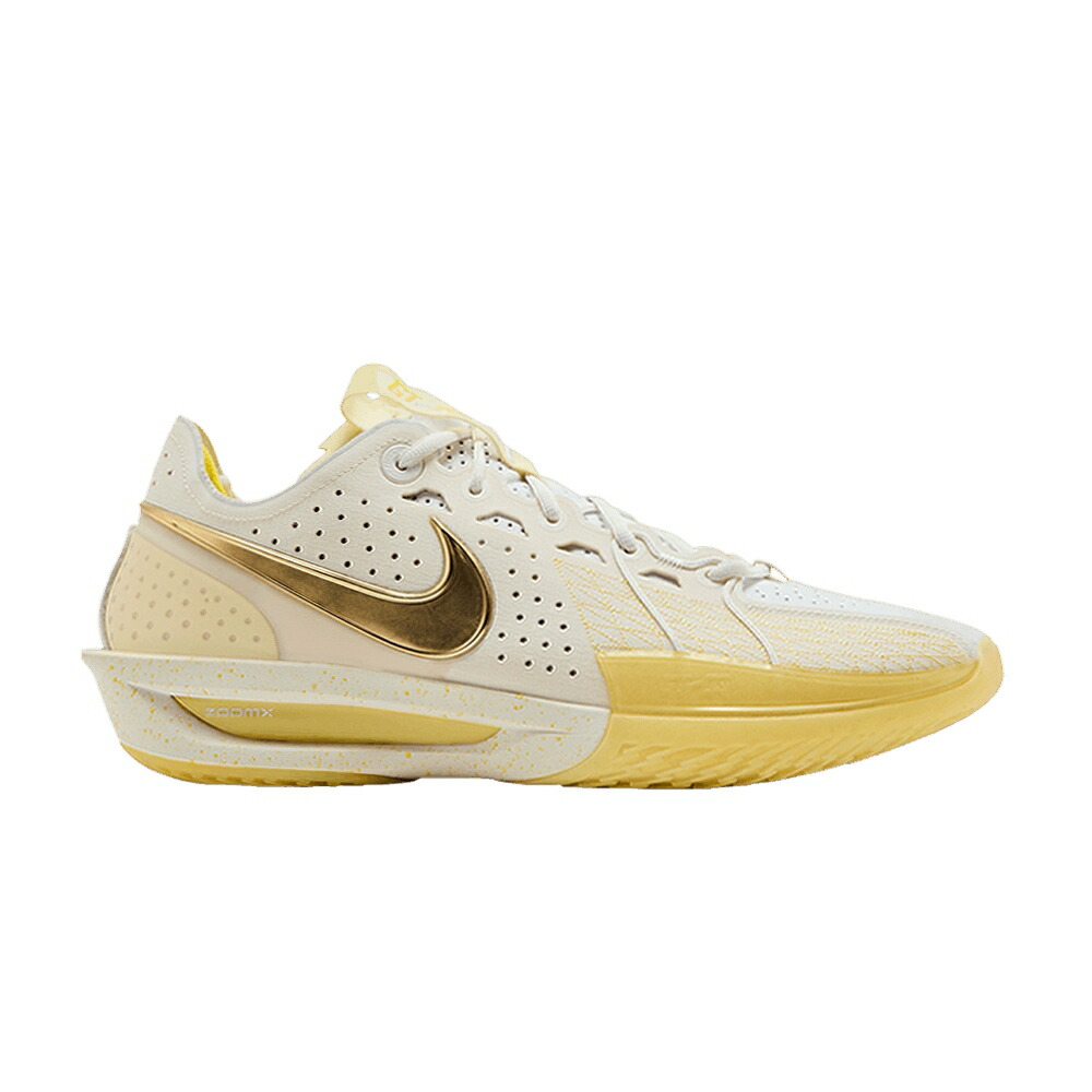 ナイキ 望遠レンズ 象牙色 ゴールド \u0027BEACH\u0027 スニーカー メンズ NIKE JORDAN POOLE X AIR ZOOM GT CUT 3 EP / PALE IVORY METALLIC GOLD SAIL