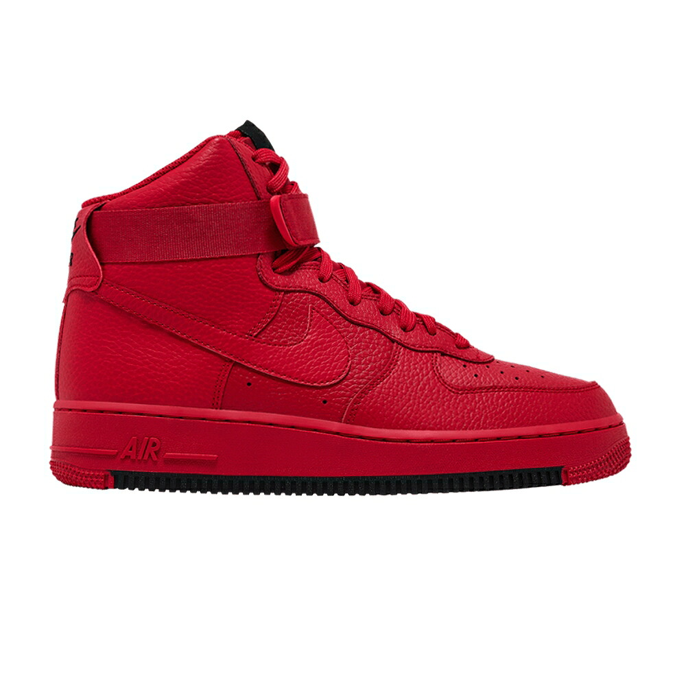 ナイキ ハイ 赤 レッド エアフォース 'UNIVERSITY BLACK' スニーカー メンズ NIKE AIR FORCE 1 HIGH RED / UNIVERSITY RED UNIVERSITY RED